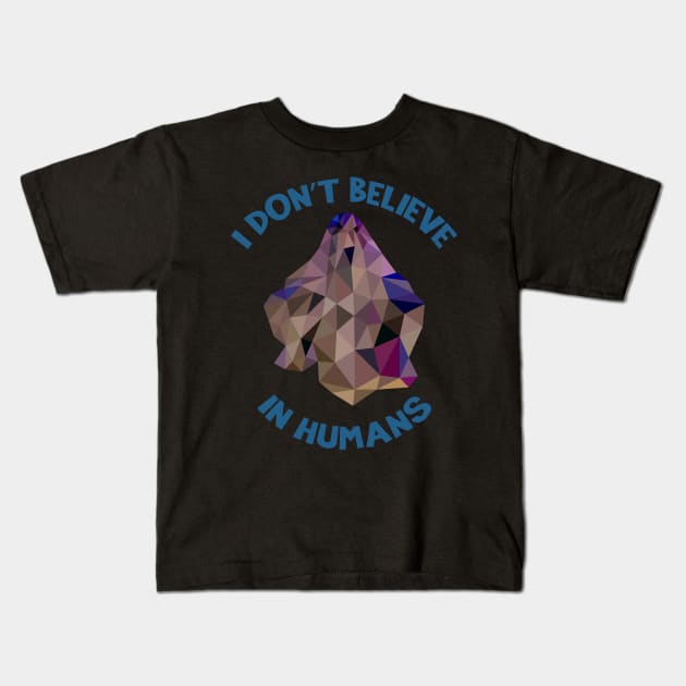 I Don't Believe in Humans – Ghost Kids T-Shirt by MKD